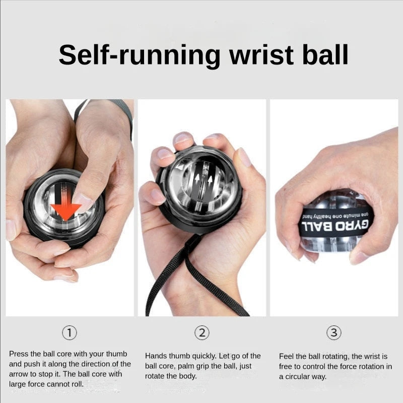 Arm-Hand Muscle Trainer LED Powerball