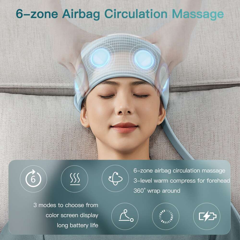 Electric Air Pressure Head Massager