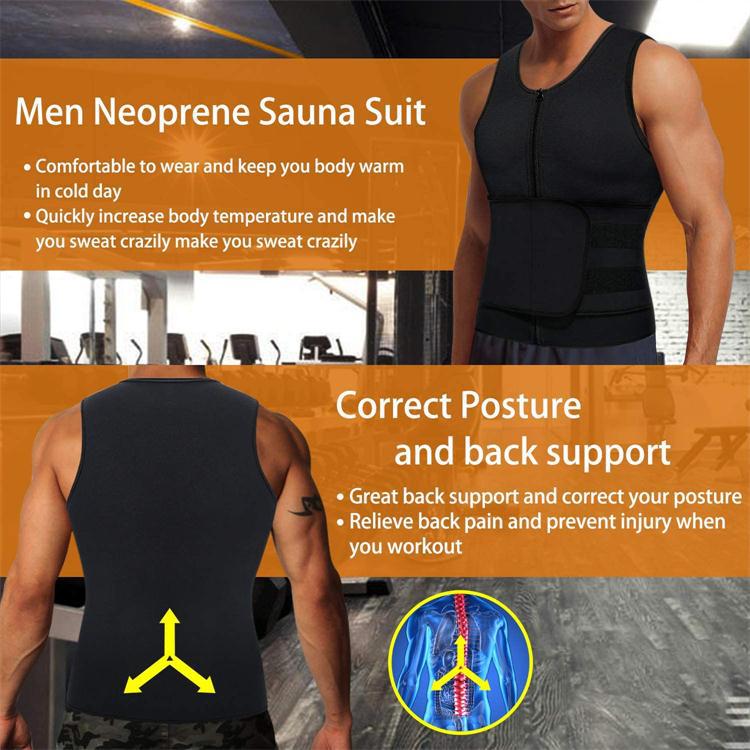 Fitness Men Sauna vest
